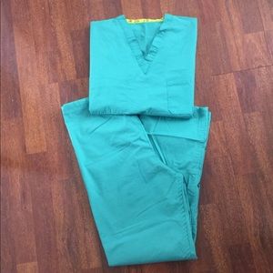 Jade Green Scrubs Set